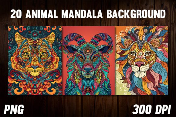 Animal Mandala Backgrounds for Covers 5: A Designer's Guide
