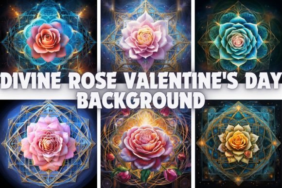 Divine Rose Valentine's Day Backgrounds: 12 HD Images of Love