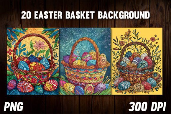 Easter Basket Backgrounds for Covers 5: A Designer's Guide