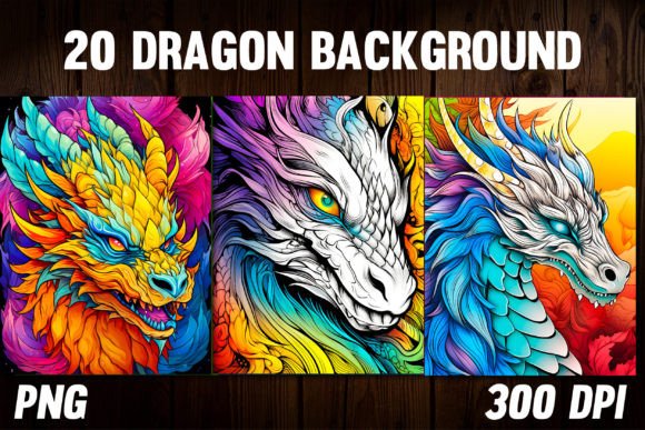 Enchanting Dragon Realms: Fantasy Backgrounds for Covers