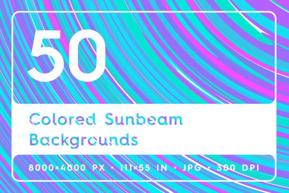 Infuse Your Projects with Radiant Energy Using Colored Sunbeam Backgrounds