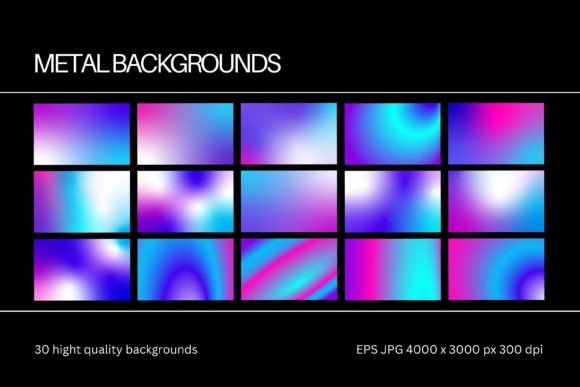 Metal Gradient Backgrounds: 30 Premium Textures for Your Projects