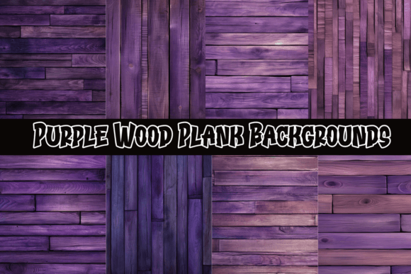 Purple Wood Plank Backgrounds: A Unique Design Asset