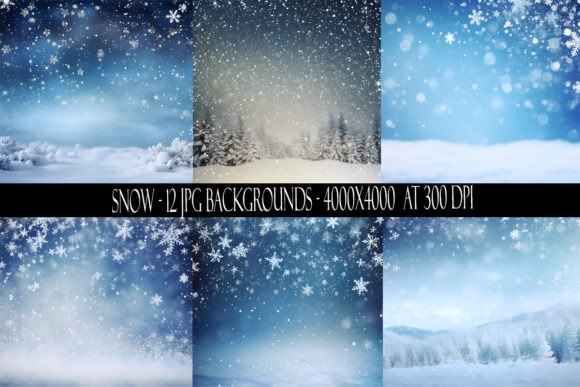Snow Backgrounds: A Designer's Guide to Winter Visuals