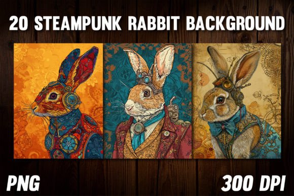 Steampunk Rabbit Backgrounds 1: A Creative Guide