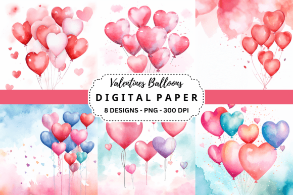 Valentines Balloons Backgrounds: Elevate Your Seasonal Projects